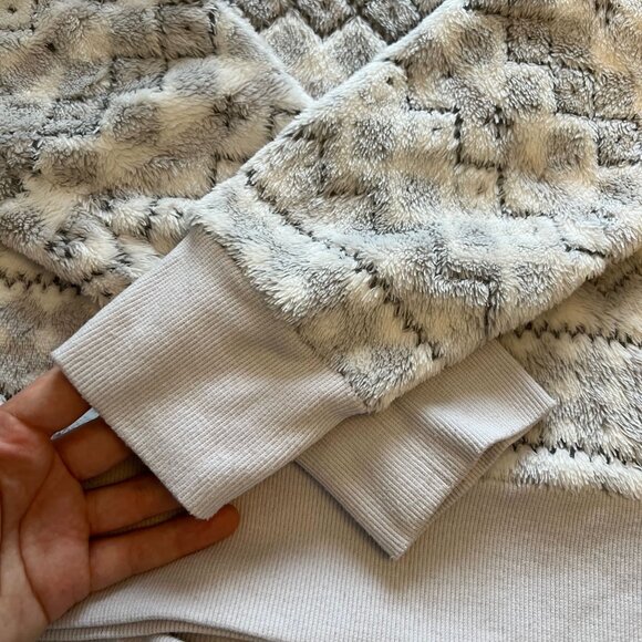 Boux Avenue Cozy Fleece Short and Crewneck Sweater Sleepwear Lounge Set Coord - Picture 3 of 9